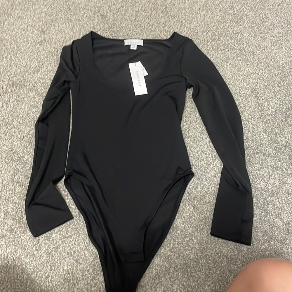 Black Topshop bodysuit